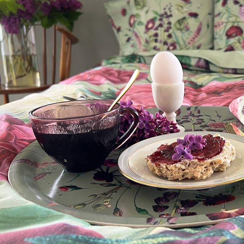 Koustrupco – Engroshandel Serveringsbakke – Blossom Flower Garden Bakke Ø384