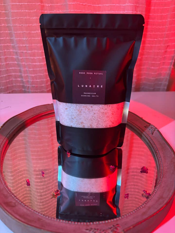 Sels de Bain au Magnésium Lunaire pour la vente par Rose Moon Ritual