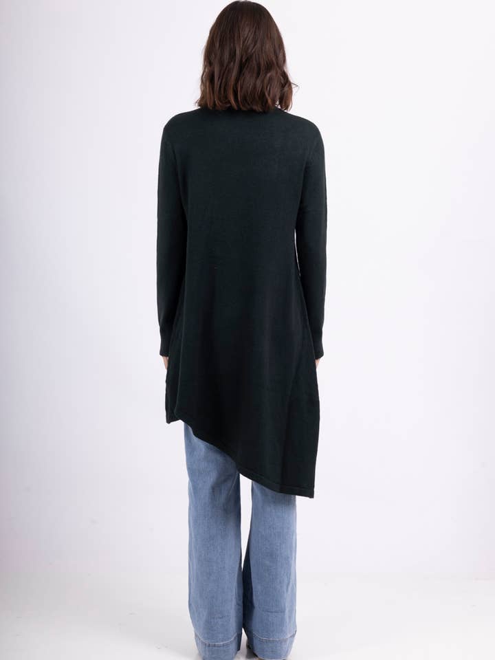 L'Emotion - Wholesale Tunic Sweater - Women's - Asymmetric Cut Turtleneck Tunic Sweater13