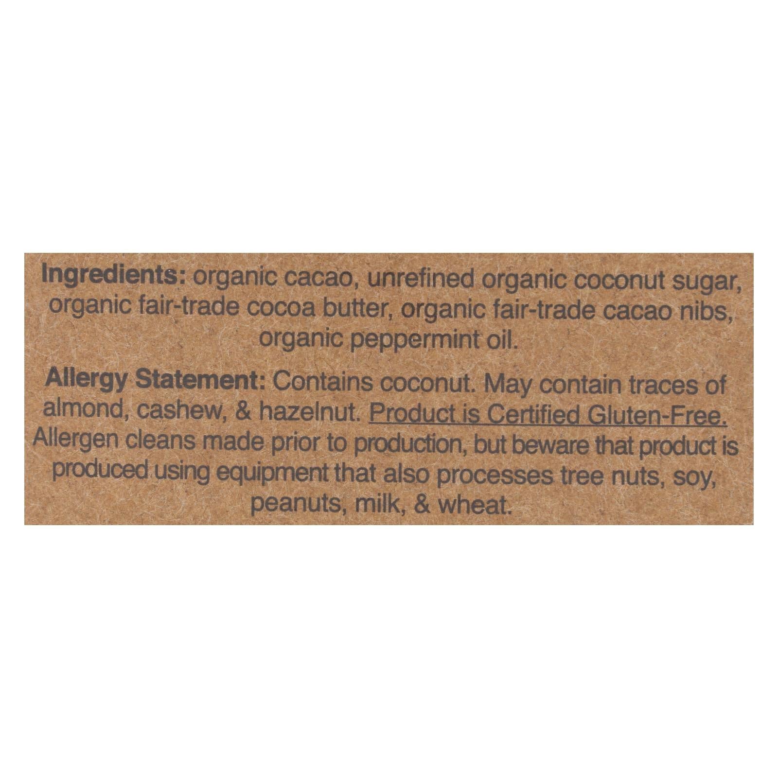 Everyday Supply Co - Wholesale Chocolate Bar - Hu - Dark Chocolate Bar Crunchy Mint - Case of 12-2.1 OZ2