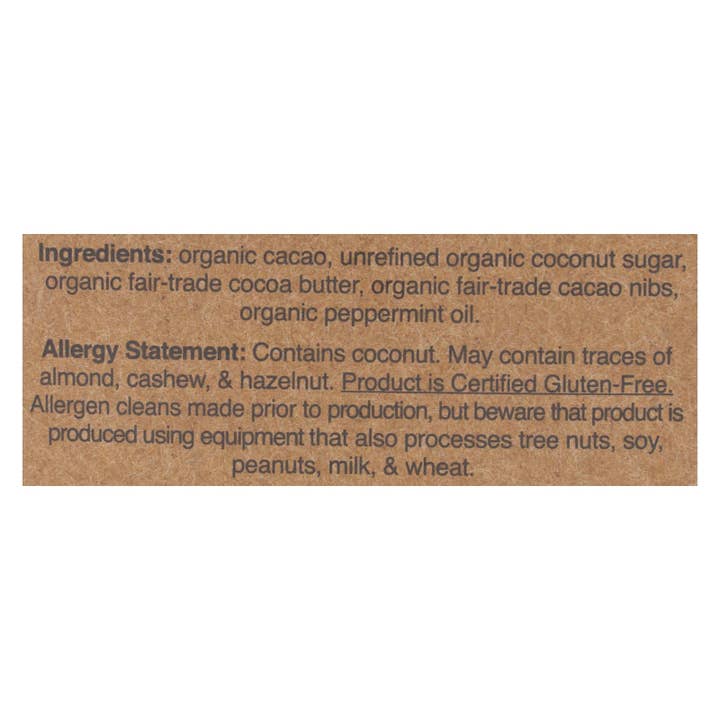 Everyday Supply Co - Wholesale Chocolate Bar - Hu - Dark Chocolate Bar Crunchy Mint - Case of 12-2.1 OZ2