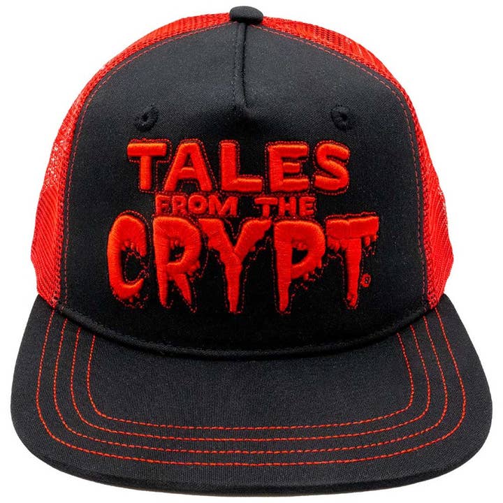 Tales From The Crypt Red Trucker Hat for wholesale by Kreepsville