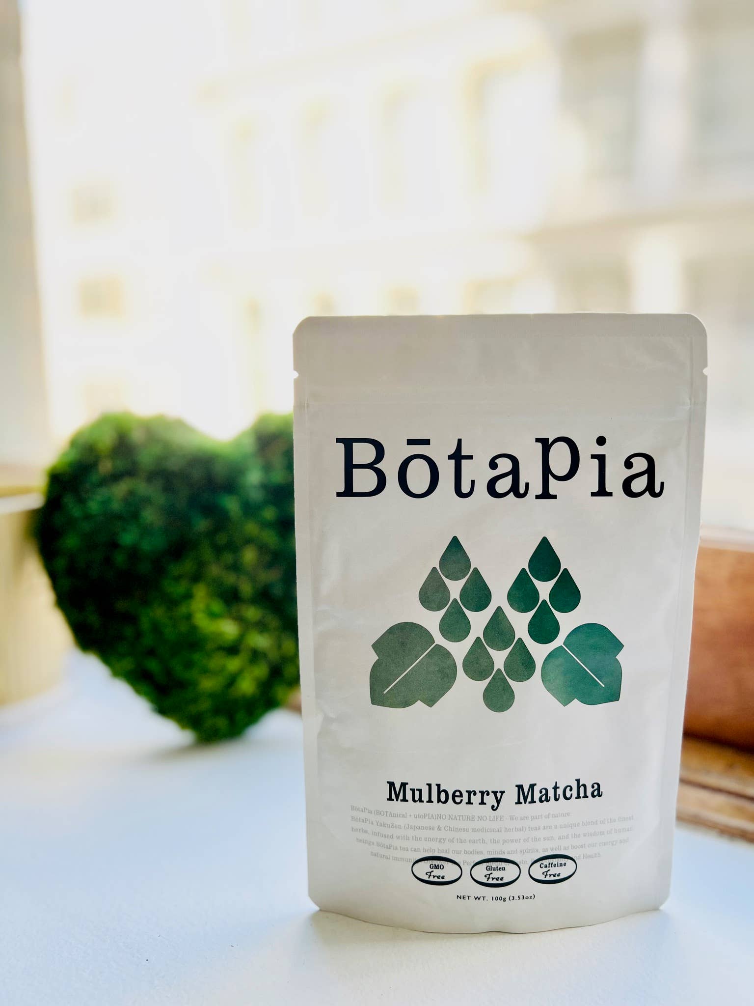 BotaPia - Wholesale Health/Detox Tea - CaffeineFree, 100% Organic Mulberry Matcha2
