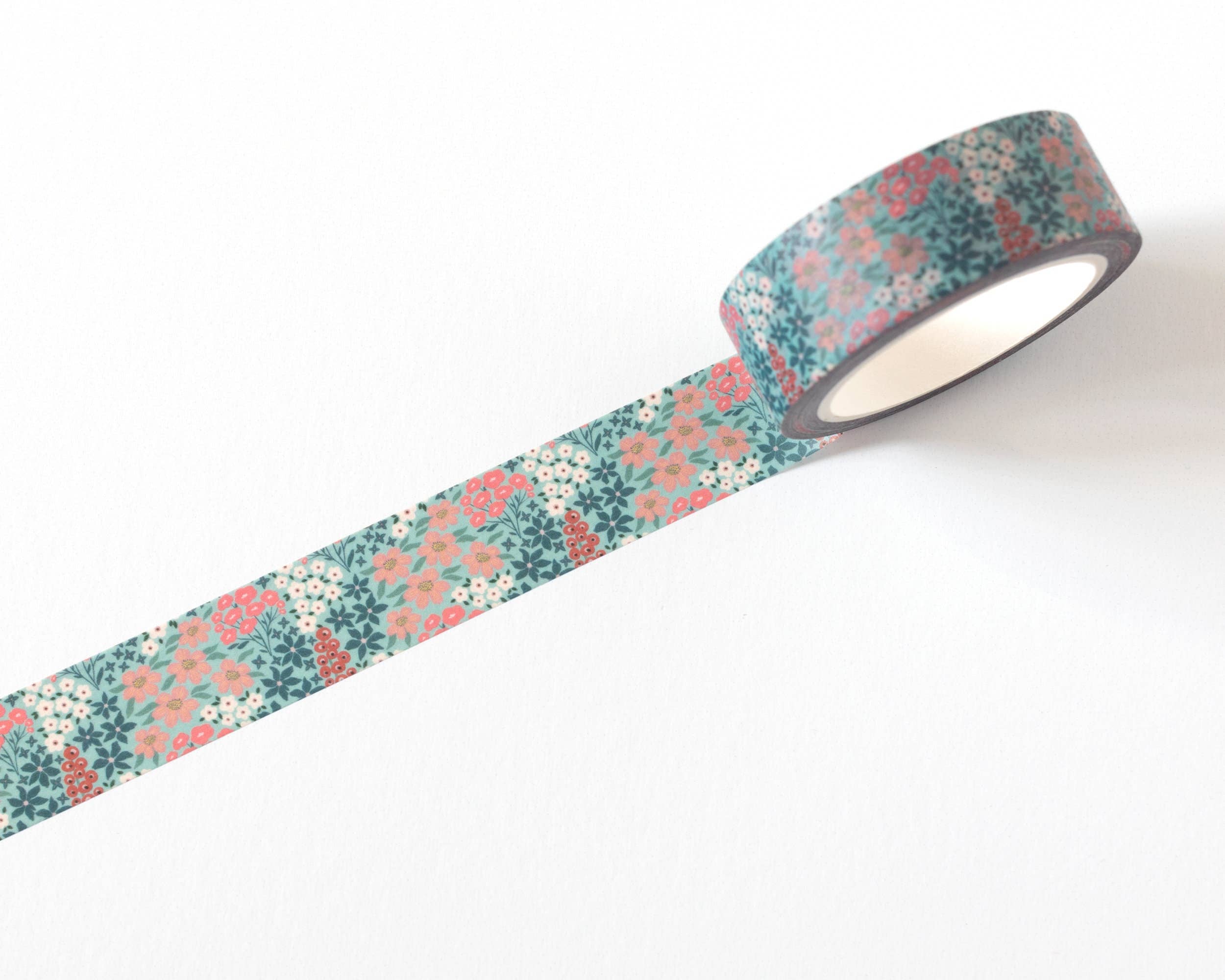 RippleSplash Studio - Wholesale Washi Tape - Floral Washi Tape - 15mm x 10m5