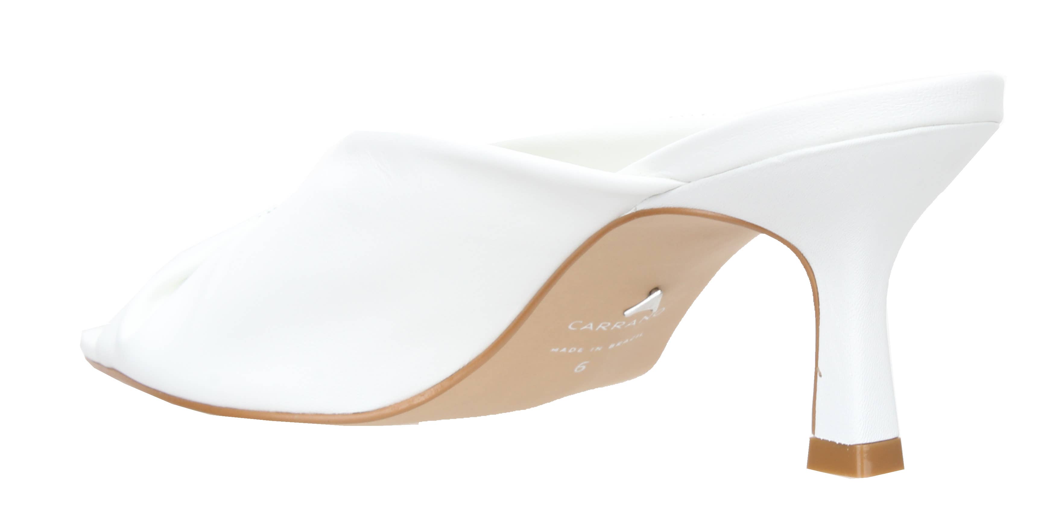 Carrano - Vendita all'ingrosso Scarpe con tacco basso - Donna - Carrano Sage - Sandalo aperto in pelle con tacco coperto1