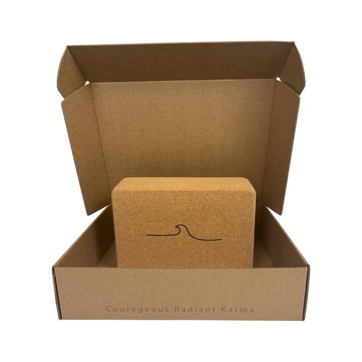 Crk - Wholesale Yoga Block/Bolster - Sun & Wave • Yoga Blocks Made of Organic Cork1