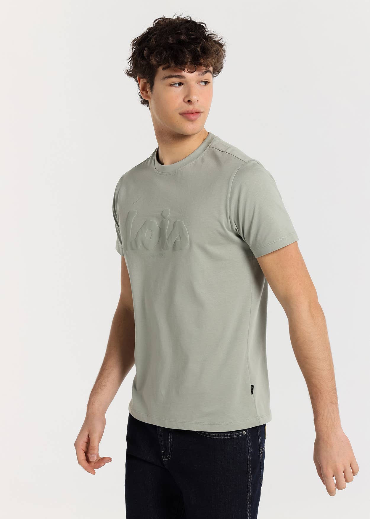 PAUSANT SHOP ONLINE - Wholesale Screen Printed T-Shirt - Men's - LOIS JEANS - Short sleeve t-shirt with the Lois Puff logo4