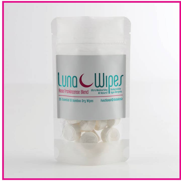 Luna Wipes Eco Pak for wholesale by Functional Botanicals