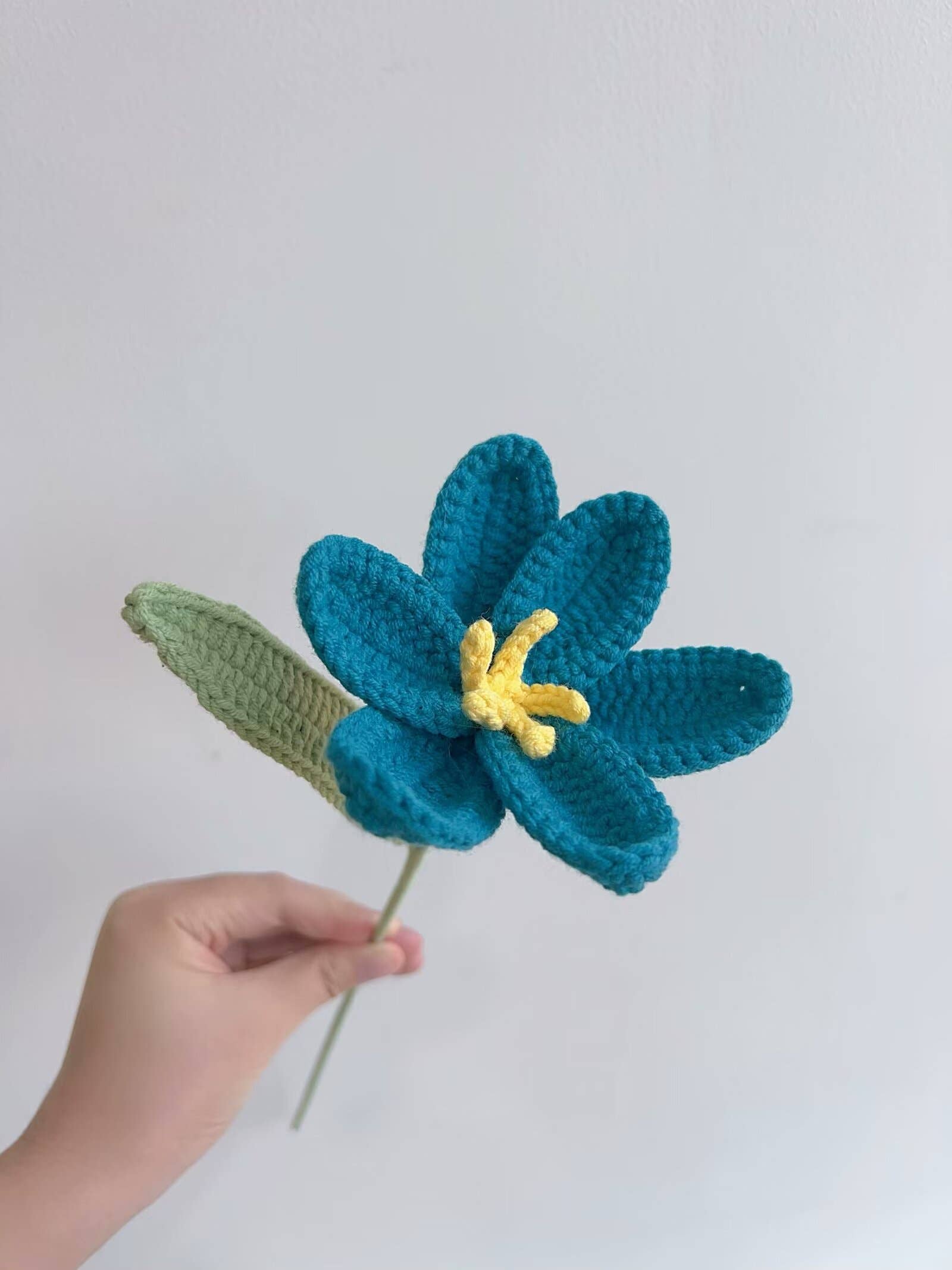 Lilyrosy（Duty free) - Vente Fleurs artificielles - Tulipe au crochet Lilyrosy, cadeaux faits main7