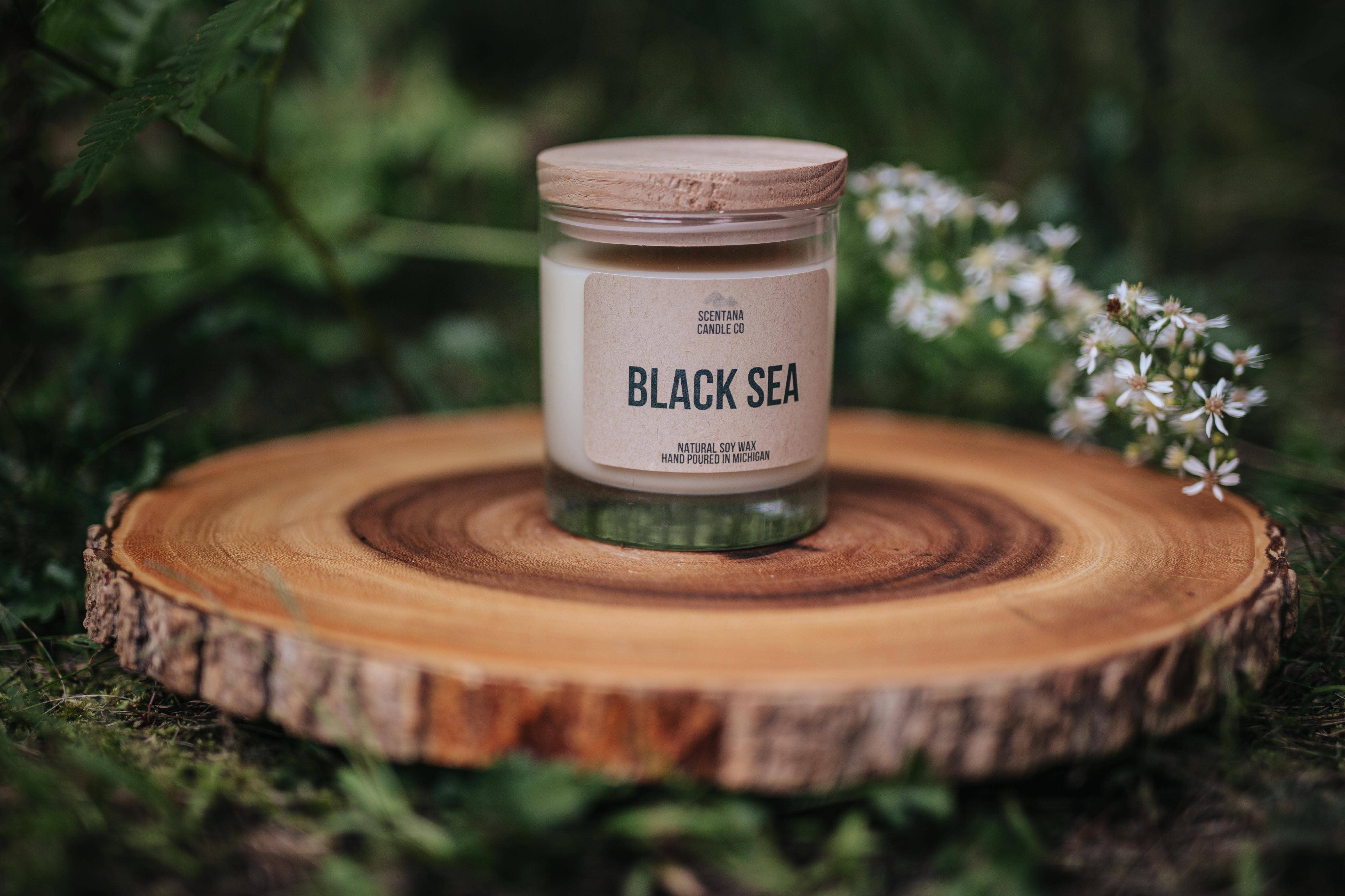 Scentana Candle Co - Vente Bougie en bocal - Bougies : Mer Noire1