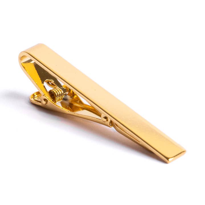 Gold Tie Clip - Chrome Finish for wholesale by Groomsman Gear