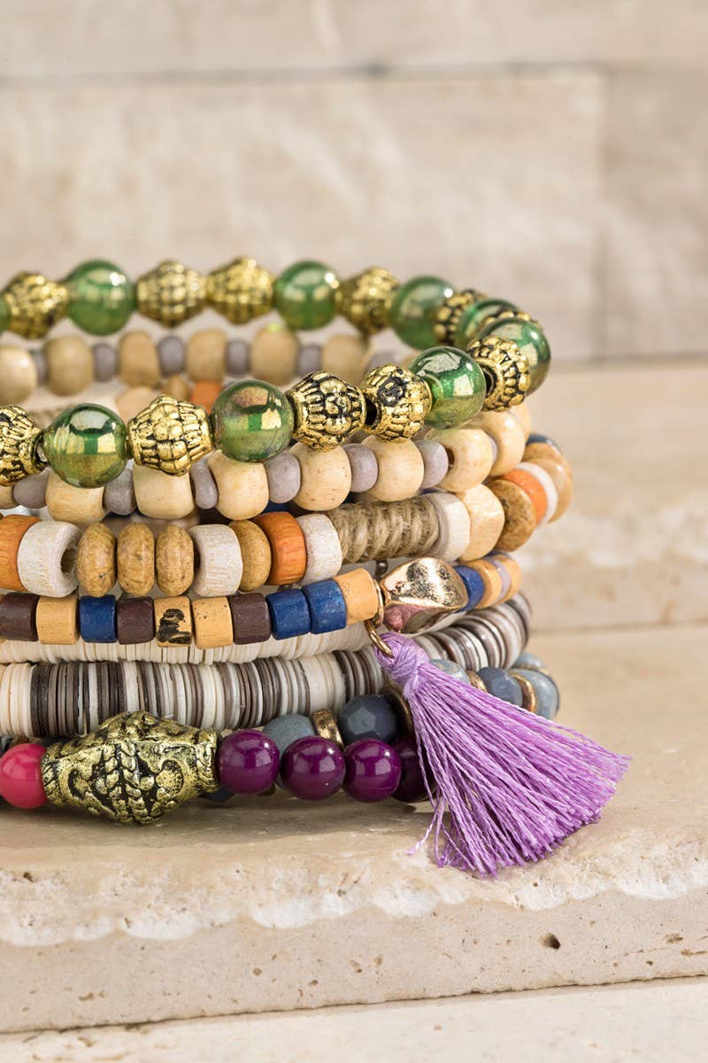 Multi Strand And Tassel Bracelet for wholesale on Faire0