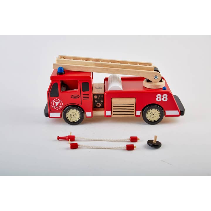 Hape Toys - Wholesale Wood Toy - Kids - PINTOY 17.5" Fire Engine1