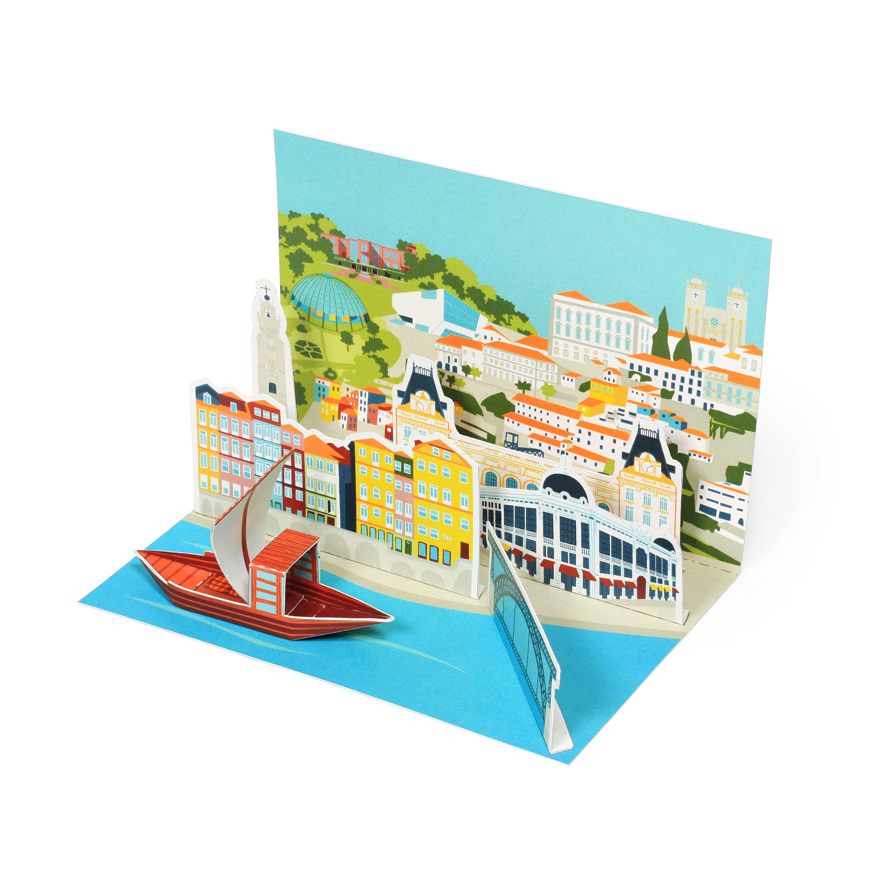 pukaca - Vente Kit de bricolage - Carte Diorama de Porto1