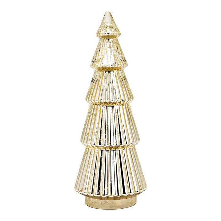 Sapin en verre champagne (L/H/P) 21x54x21cm pour la vente par Wurm