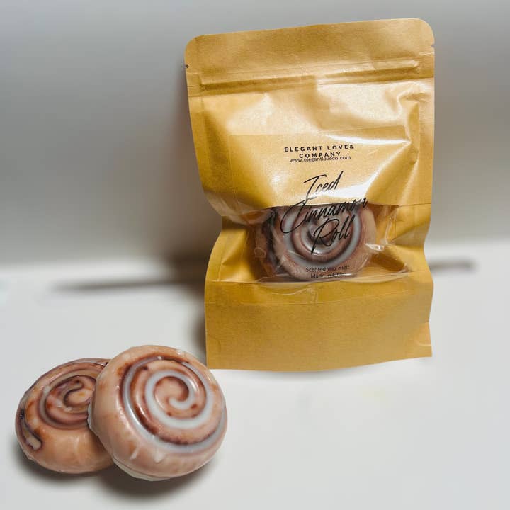 ICED CINNAMON ROLL WAX MELT for wholesale by Elegant Love &Co
