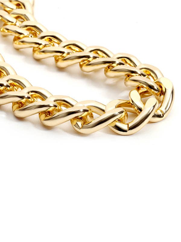 OceanusSwim - Wholesale Link & Chain Necklace - Punk Choker Hip Hop Big Chunky Aluminum Thick Chain Necklace8