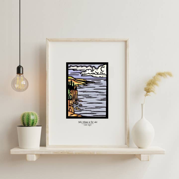 Giclee Print - Autumn on the Lake for wholesale by Sarah Angst Art