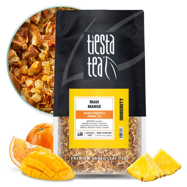 Tiesta Tea Company - Wholesale Loose tea - Maui Mango - Mango Pineapple Herbal Tea9