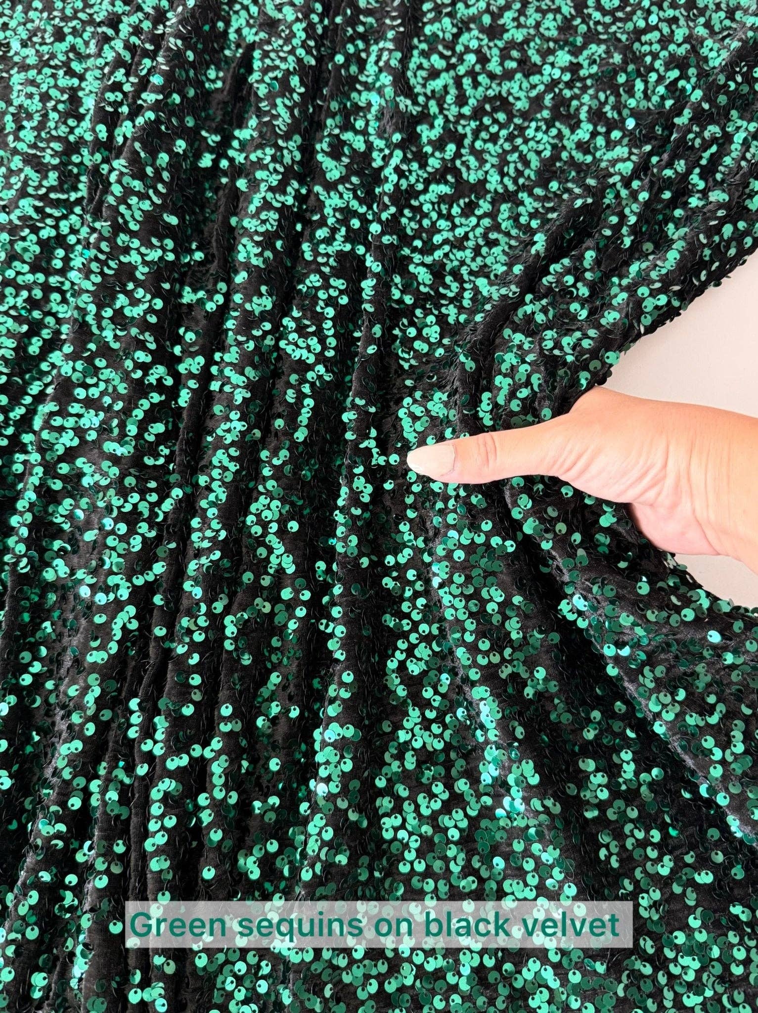 GalaTextile - Wholesale Fabric - Best Price Sequin Velvet Fabric, Stephanie Overlap Sequins With Velvet Fabric Sold by Yard, Sparkly Fabric for Gown, Red, Green, Red, Pink3