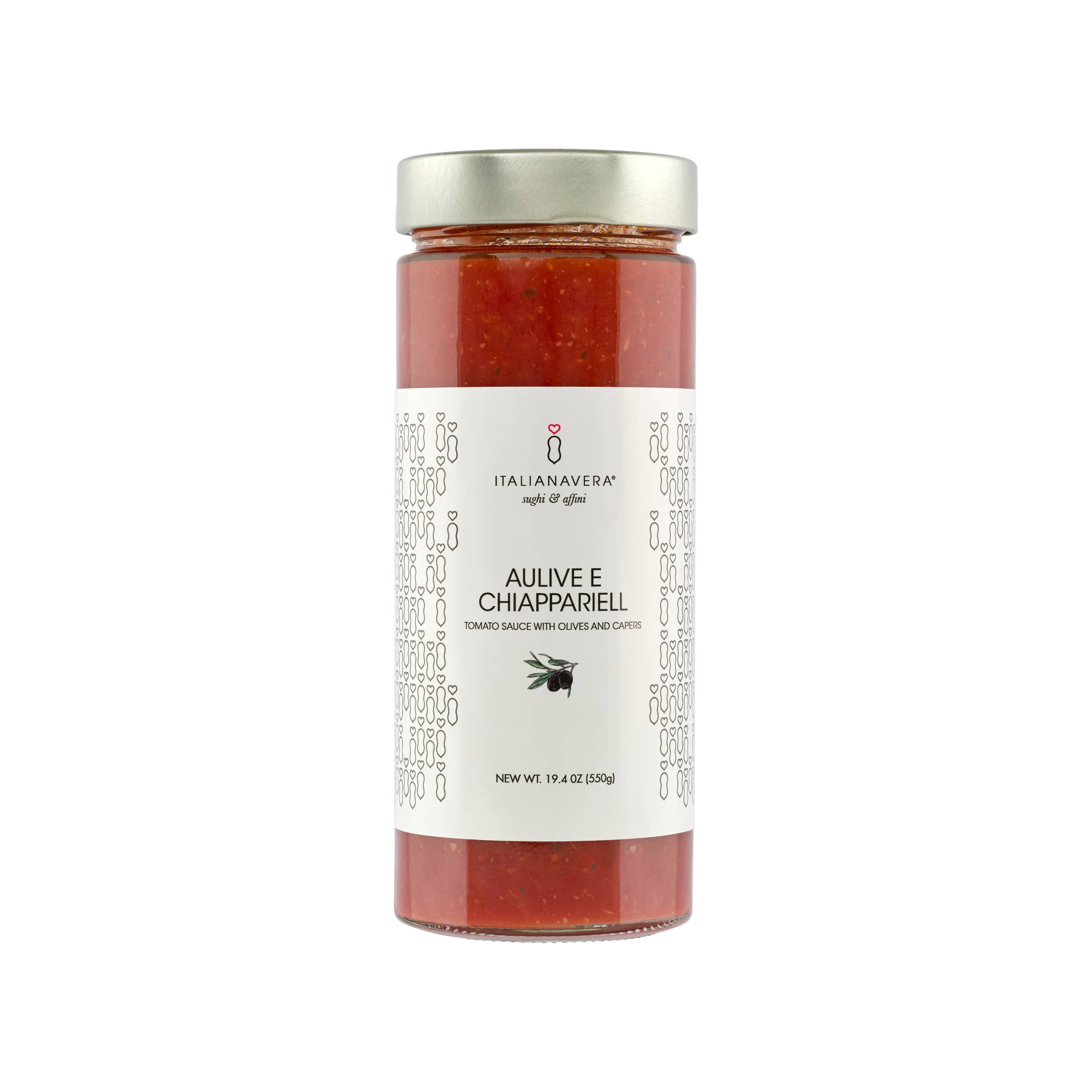 Zia Pia - Vente Sauces - Sauce tomate aux olives et câpres