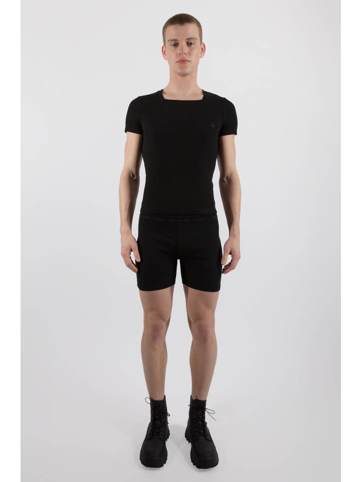 FANG - Wholesale Athletic Shorts - Men's - Essential Ribbed Biker Shorts3