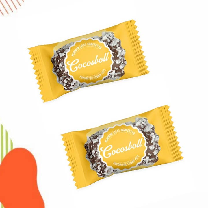Nordicbangers - Swedish Candy Supply - Wholesale Chocolate-covered sweets - Kokosboll 2KG3