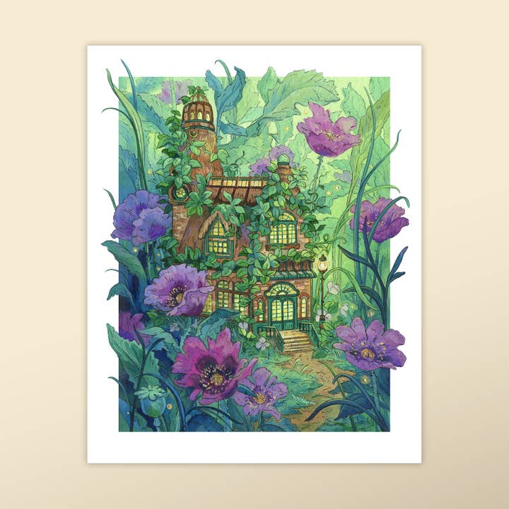 Poppy Magic Schoolhouse - Impression d'art pour la vente par Nimasprout