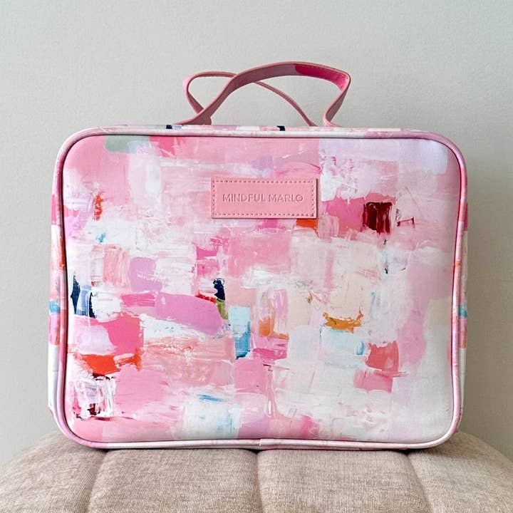 Large Hanging Toiletry Bag - Dream Big for wholesale by Mindful Marlo