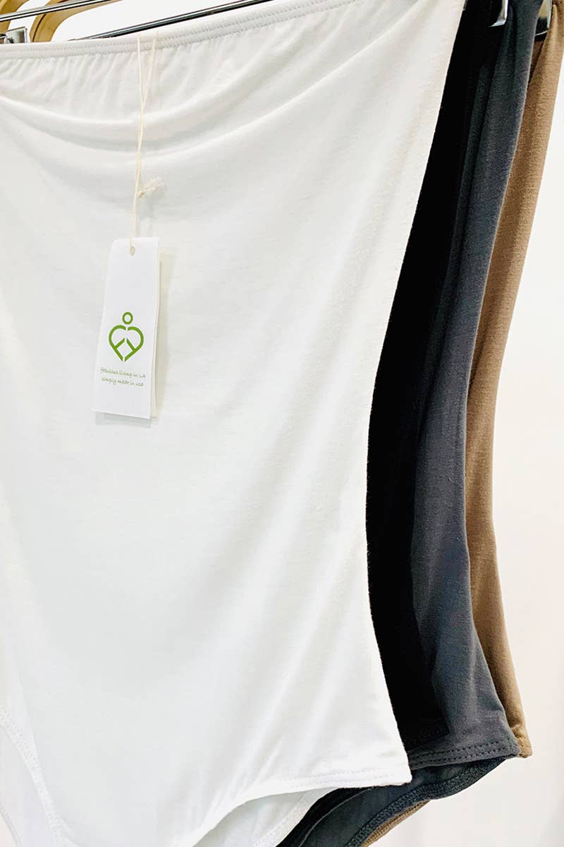 Fabina - Wholesale Bodysuit - Women's - BAMBOO Sleeveless Bodysuit Top1