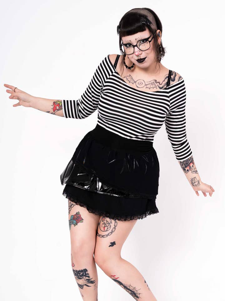 Dark Entries kjol - PVC för wholesale av Putré-Fashion