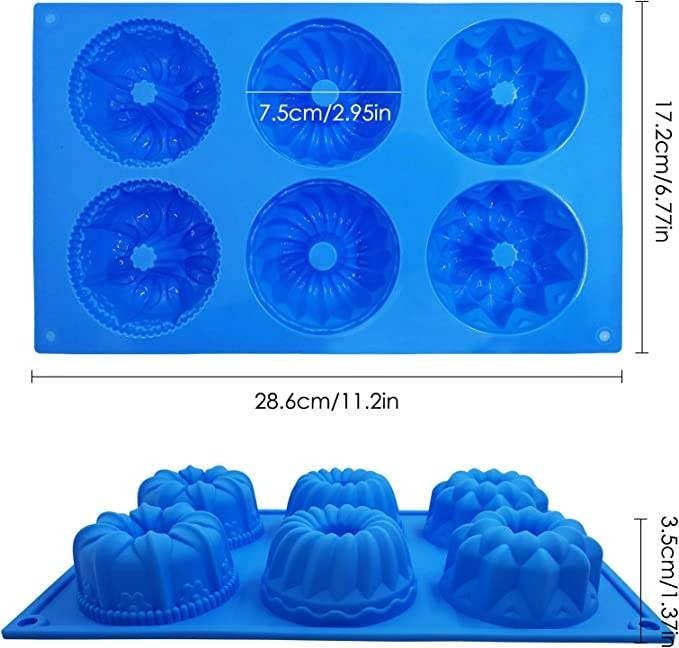 VIGOR - Wholesale Cake Pan - Silicone Bundt Cake Molds, Doughnut Maker Silicone Baking Tr3