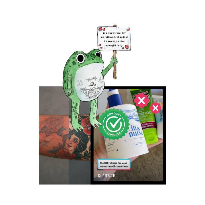 Ink Nurse - Wholesale Tattoo ointment/care - 50ml Ink Nurse Remedy Cream (tattoo aftercare)22