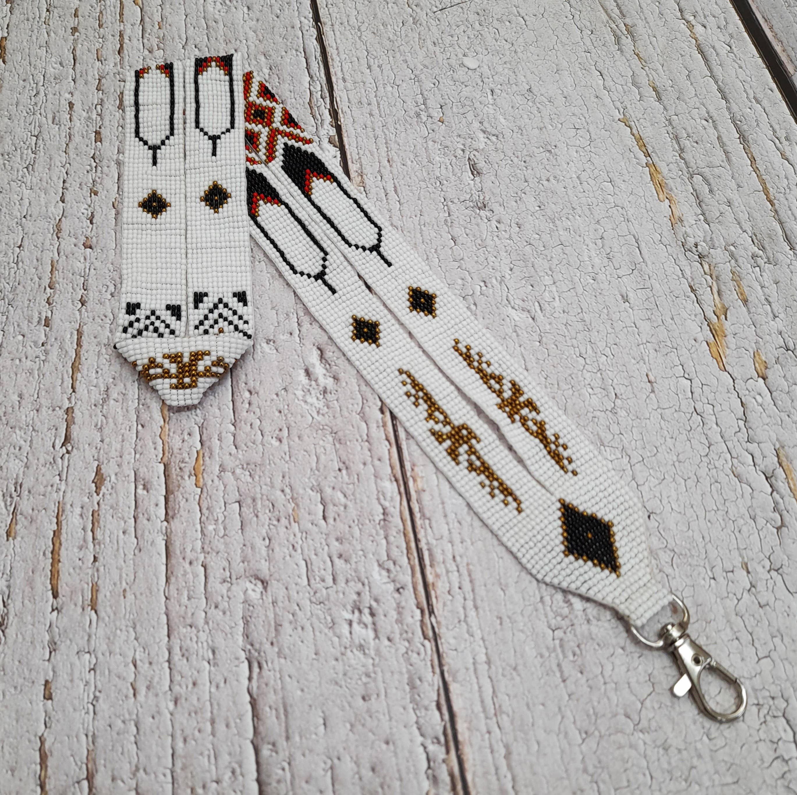 KANGURAH - Wholesale Lanyard - Women's - Beaded Lanyard with Matching Beaded Earrings, ID Card Holder13