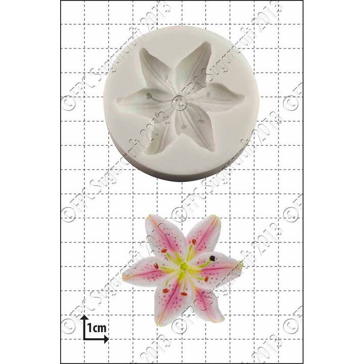 FPC Sugarcraft - Wholesale Craft supplies - Flower Silicone Mould (Mold) - 'Lily' by FPC Sugarcraft