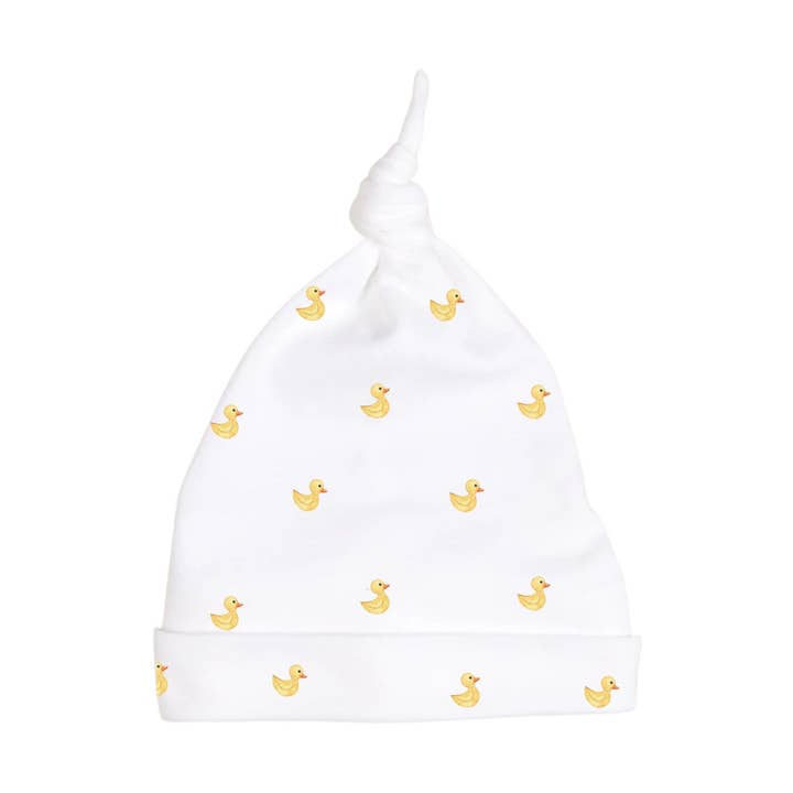 Little Duckling Top-Knot Receiving Hat for wholesale by Sammy + Nat