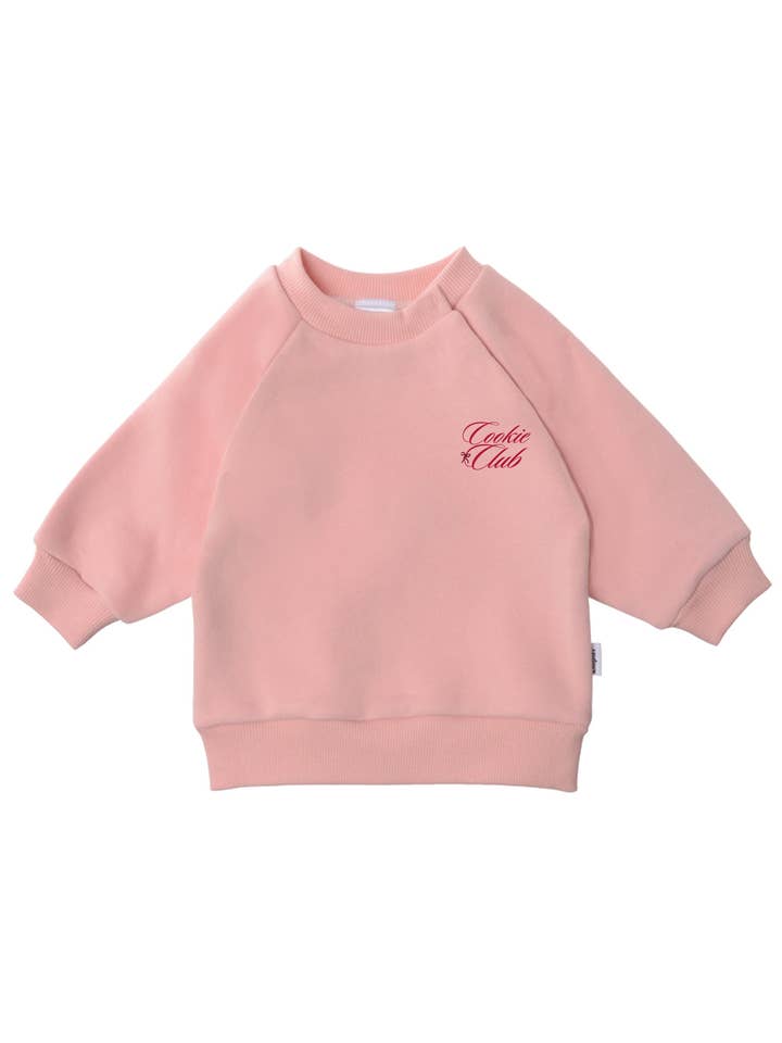 Cookie Club Sweatshirt rosa Mini Me för wholesale av Liliput