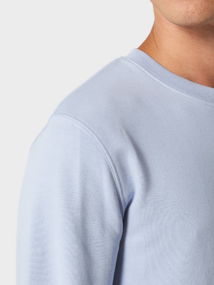 Unisex Organic & Recycled Sweatshirt - Arctic Blue for wholesale by Unordinary Apparel