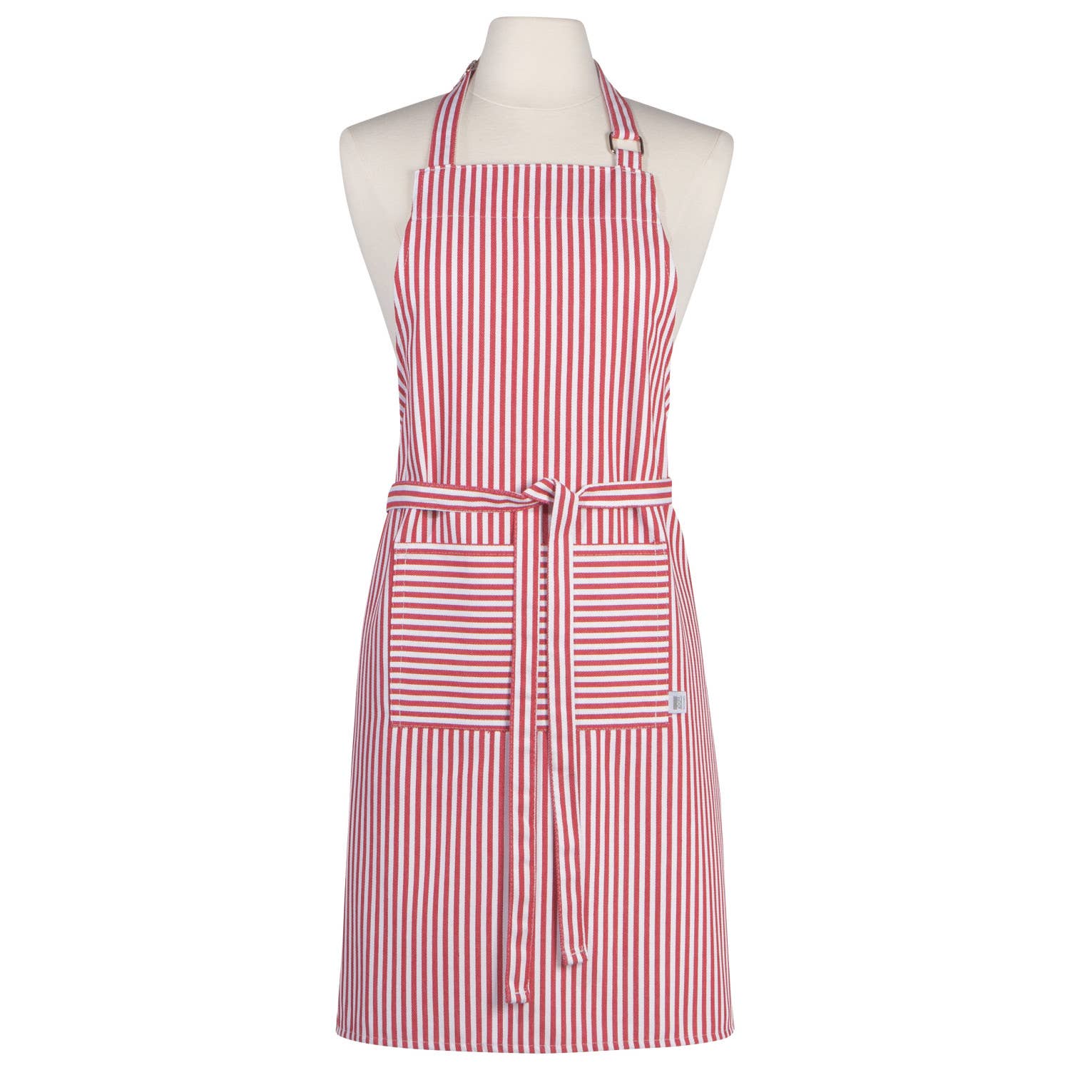 Now Designs by Danica - Wholesale Apron - Narrow Red  Stripe Chef Apron4