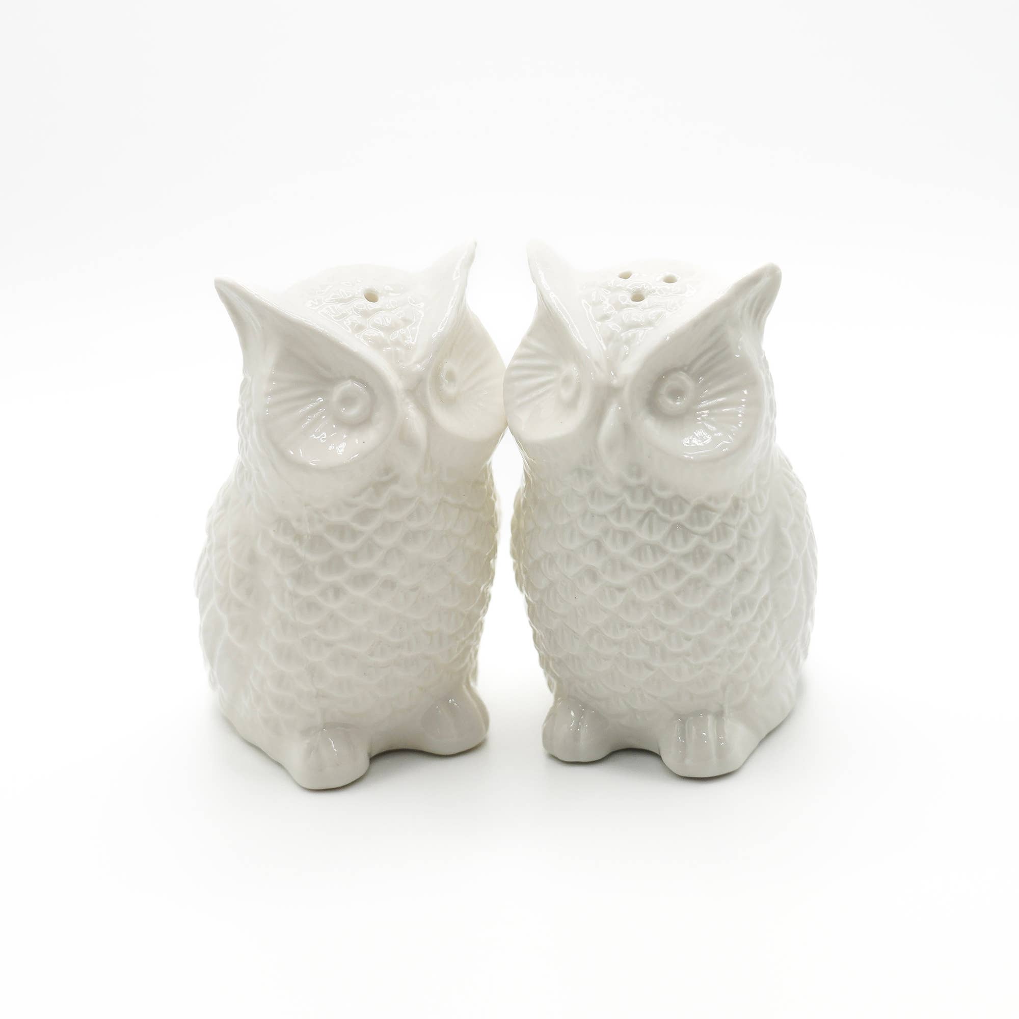 Fox Run Brands – wholesale Salt & pepper shaker set – Fox Run Mini Ceramic Owl Salt and Pepper Shakers, Set of 2