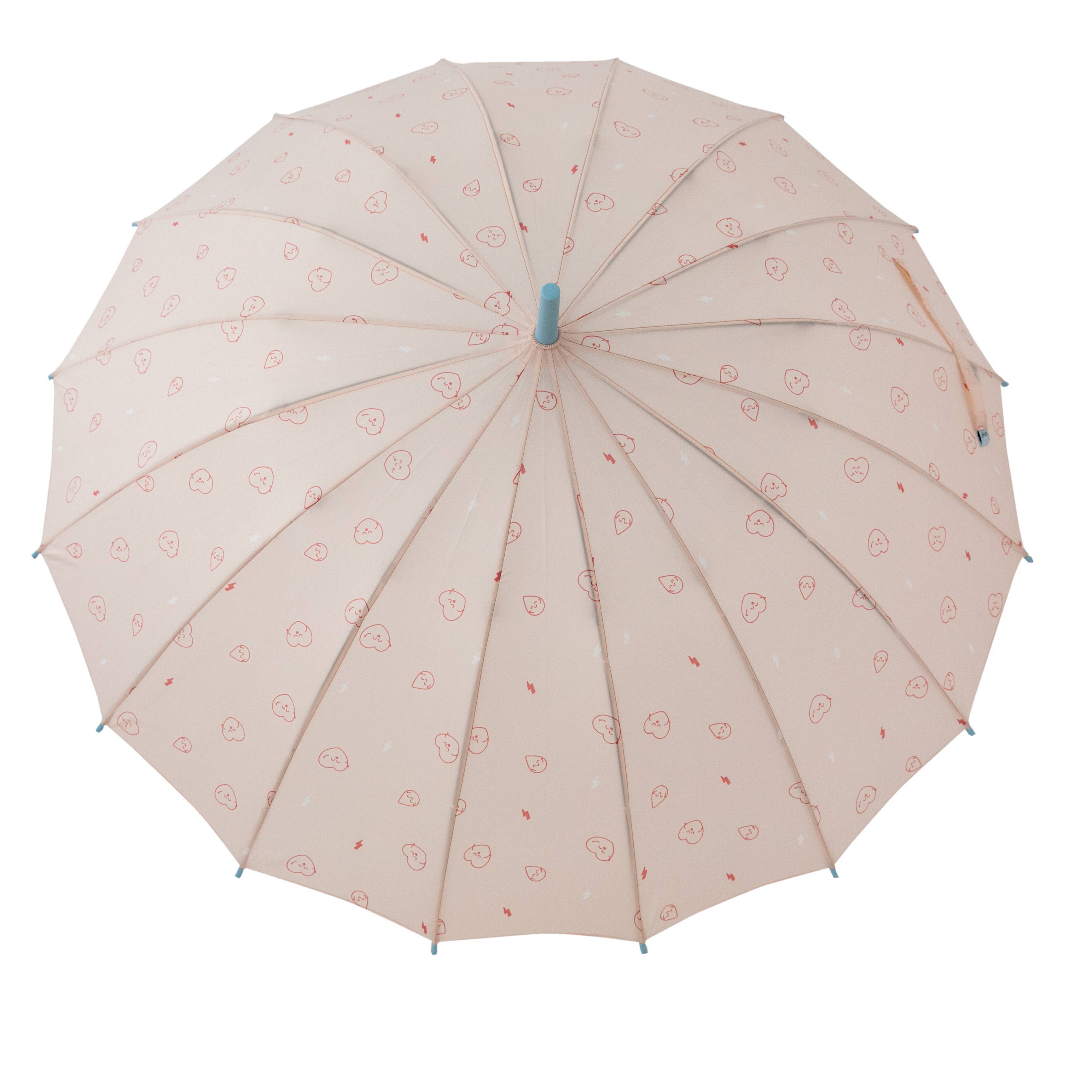 Mkr International - Wholesale Umbrella - Women's - Long Umbrella 16 Printed Ribs | Mr.Wonderful5