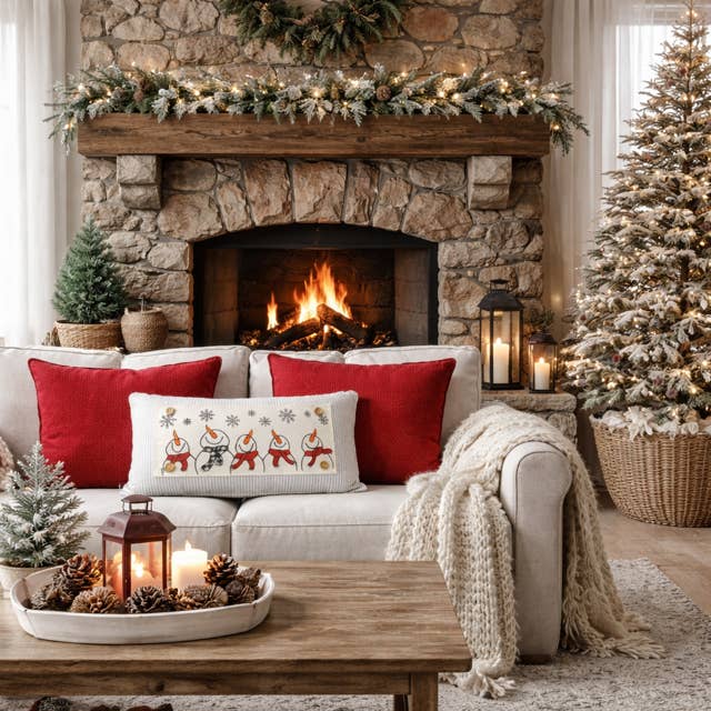 PillowPanels - Wholesale Lumbar Pillow - PILLOW ONLY (with insert) Gray/White Stripes TICKING PILLOW14