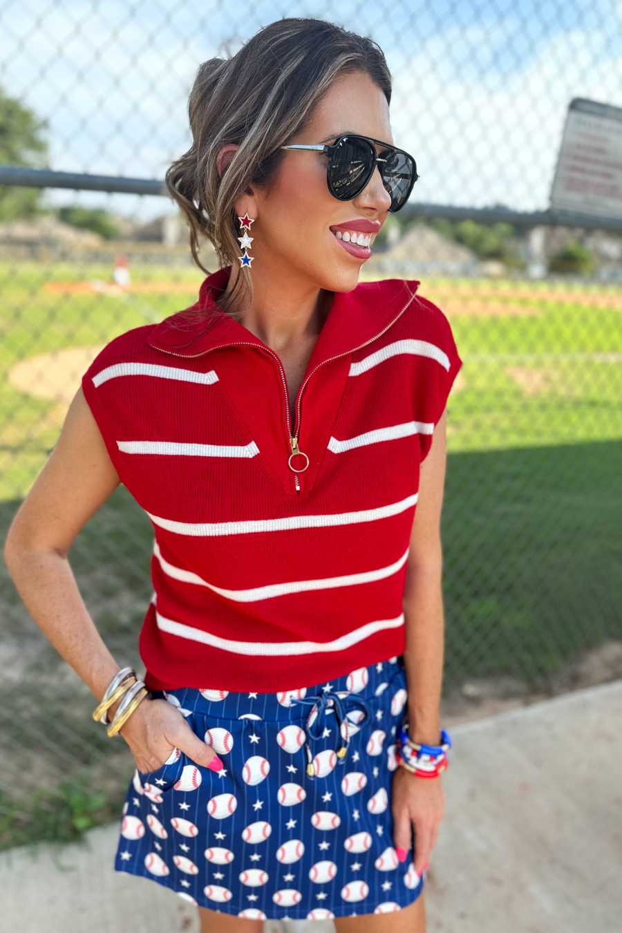 Jess Lea - Wholesale Sweater Vest - Women's - Serving Looks Quarter Zip Sweater Vest14