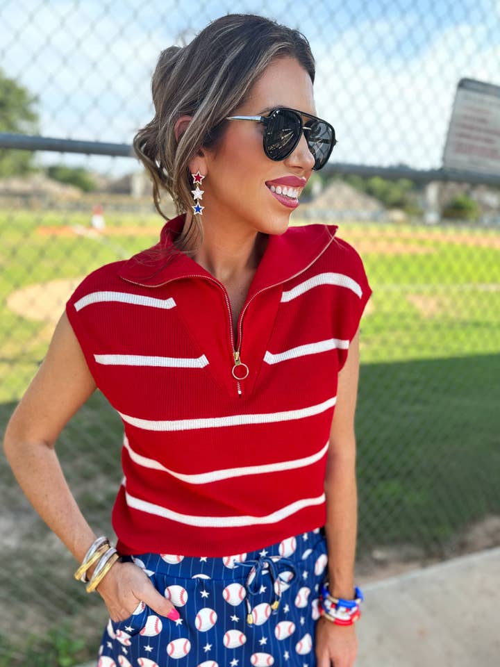 Jess Lea - Wholesale Sweater Vest - Women's - Serving Looks Quarter Zip Sweater Vest14