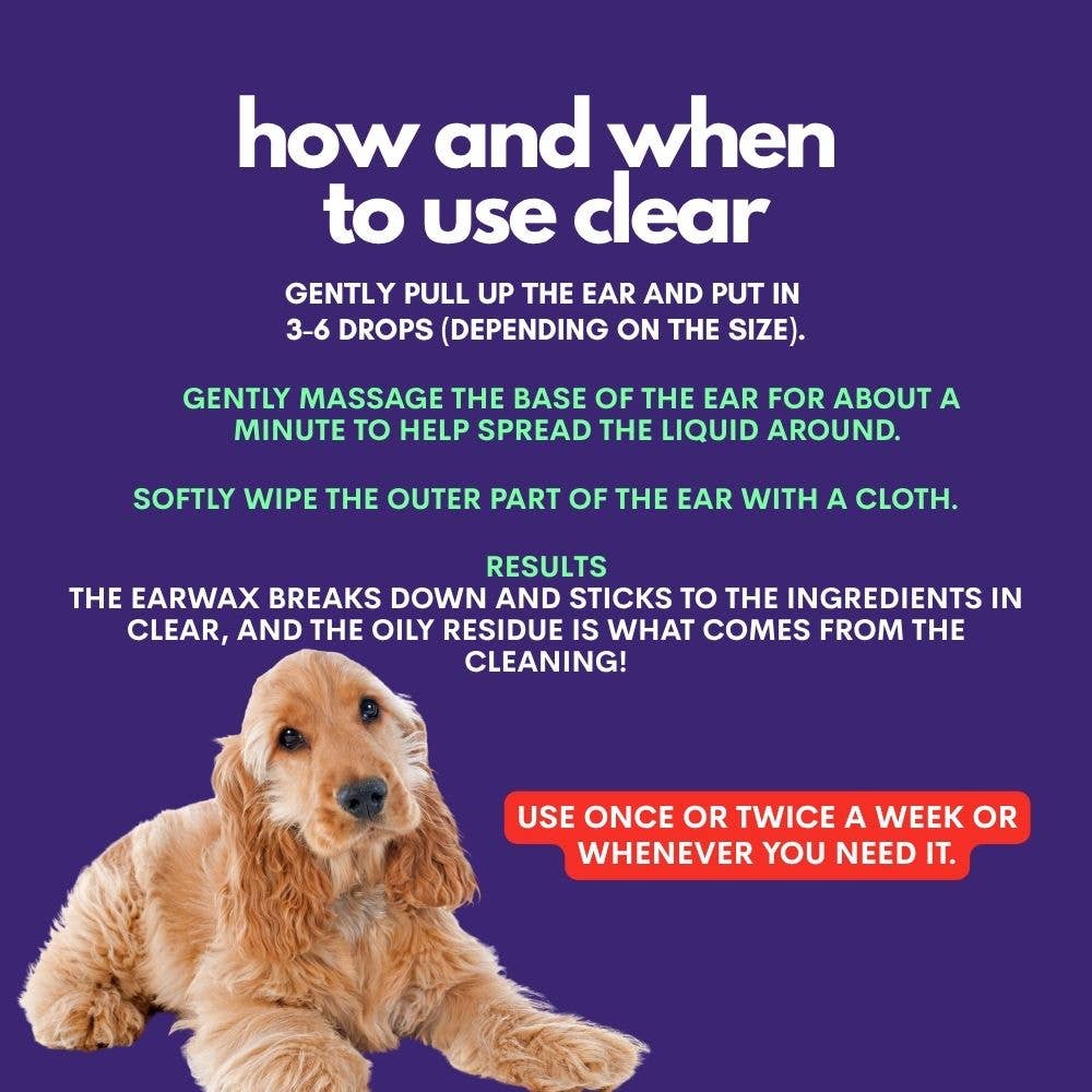 JAMPY - Wholesale Pet Cleaning Supplies - Clear 99% Natural Eardrops For Dogs by Jampy4
