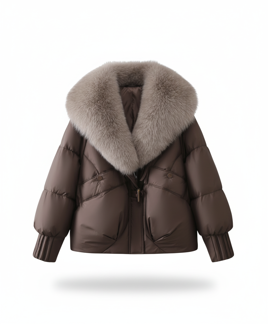 CCIC New York – wholesale Jacket – Women's – Faux Fur Puffer Coat Down-Proof Technology Cropped11