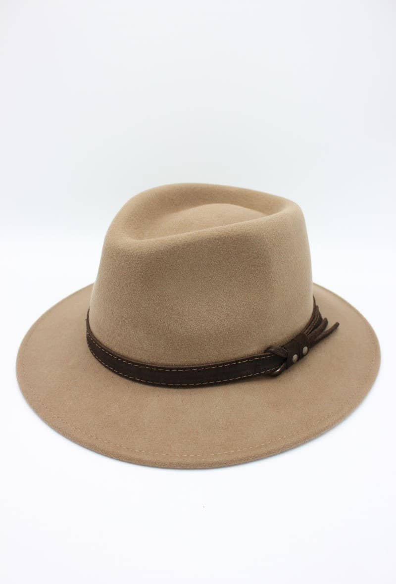 Hologramme Paris - Wholesale Fedora - Unisex - Waterproof wool Fedora hat with belt4