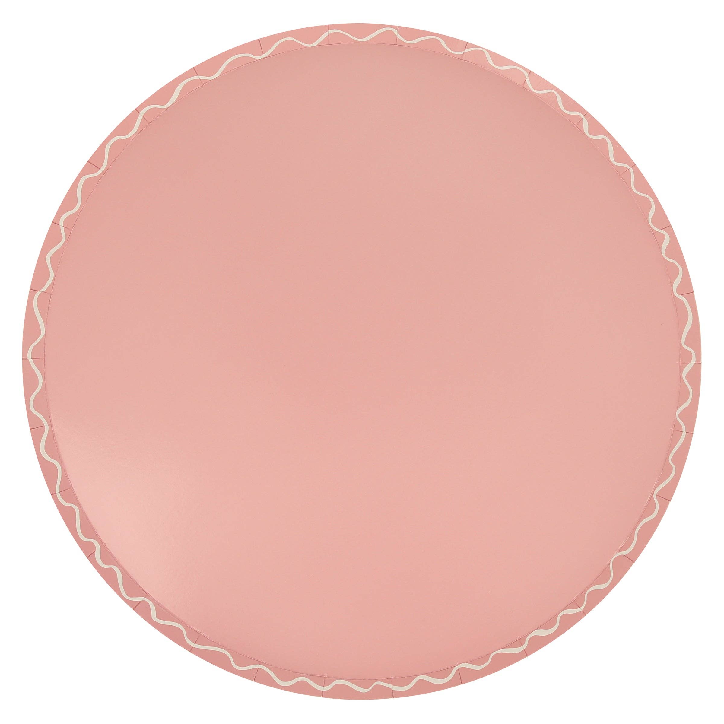 Meri Meri – wholesale Disposable plate – Mixed Wavy Line Dinner Plates6