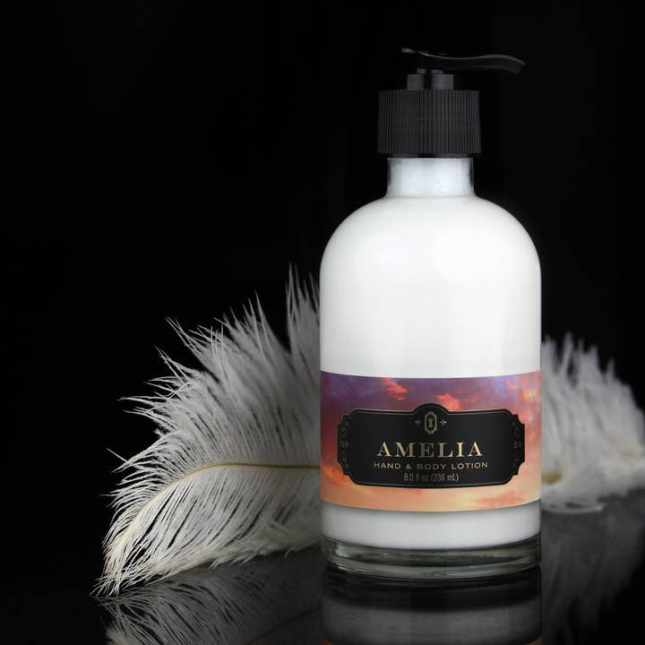 Rouge & Rye - Wholesale Hand & Body Lotion - Amelia Lotion • Leather, Violet, Vanilla and Birch1