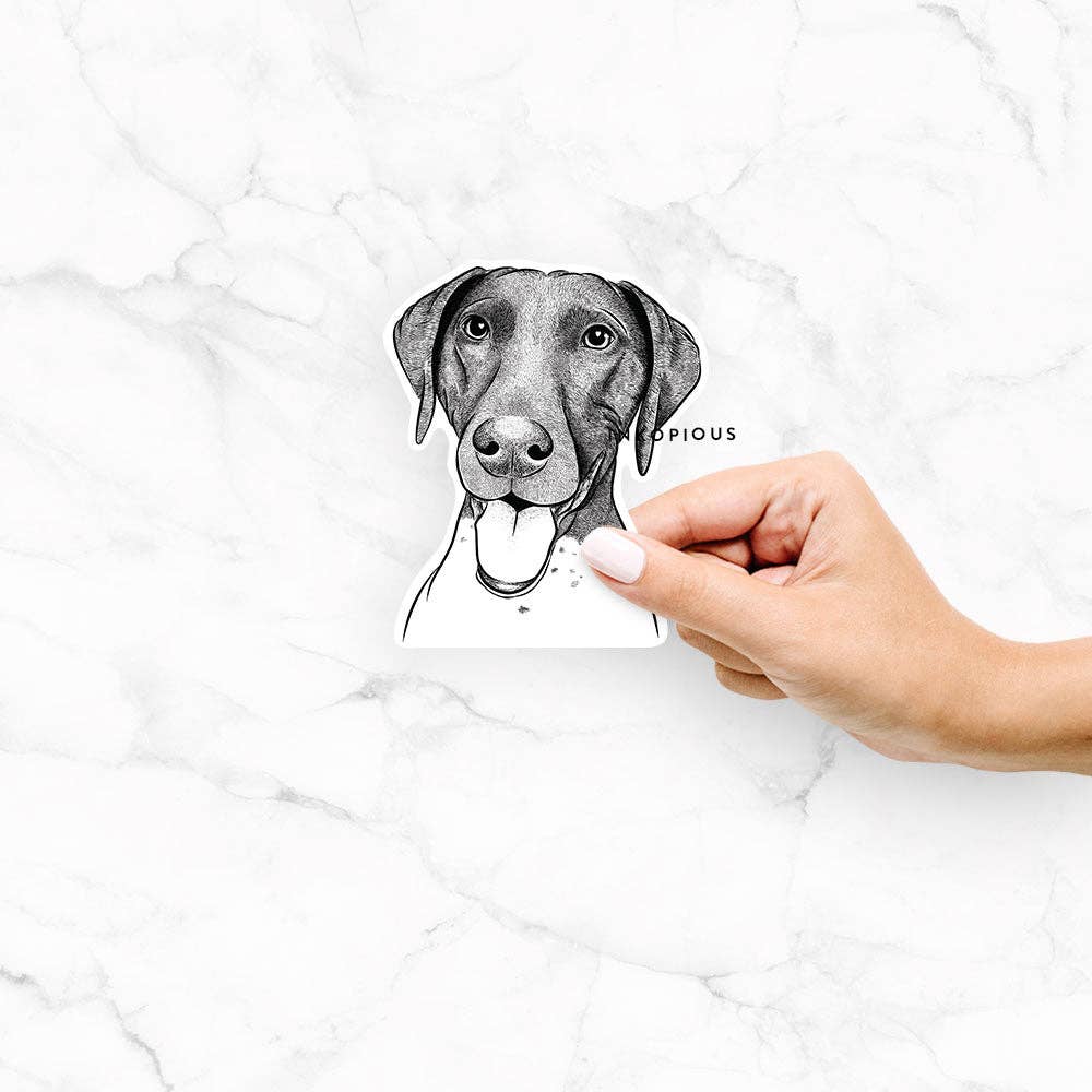 Inkopious - Wholesale Sticker - Remi the German Shorthaired Pointer - Decal Sticker